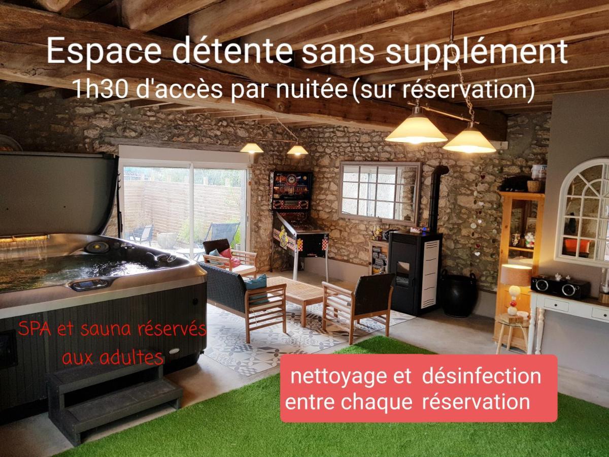 Marolles  Le Grand Cedre Spa Et Sauna Interieur Piscine المظهر الخارجي الصورة