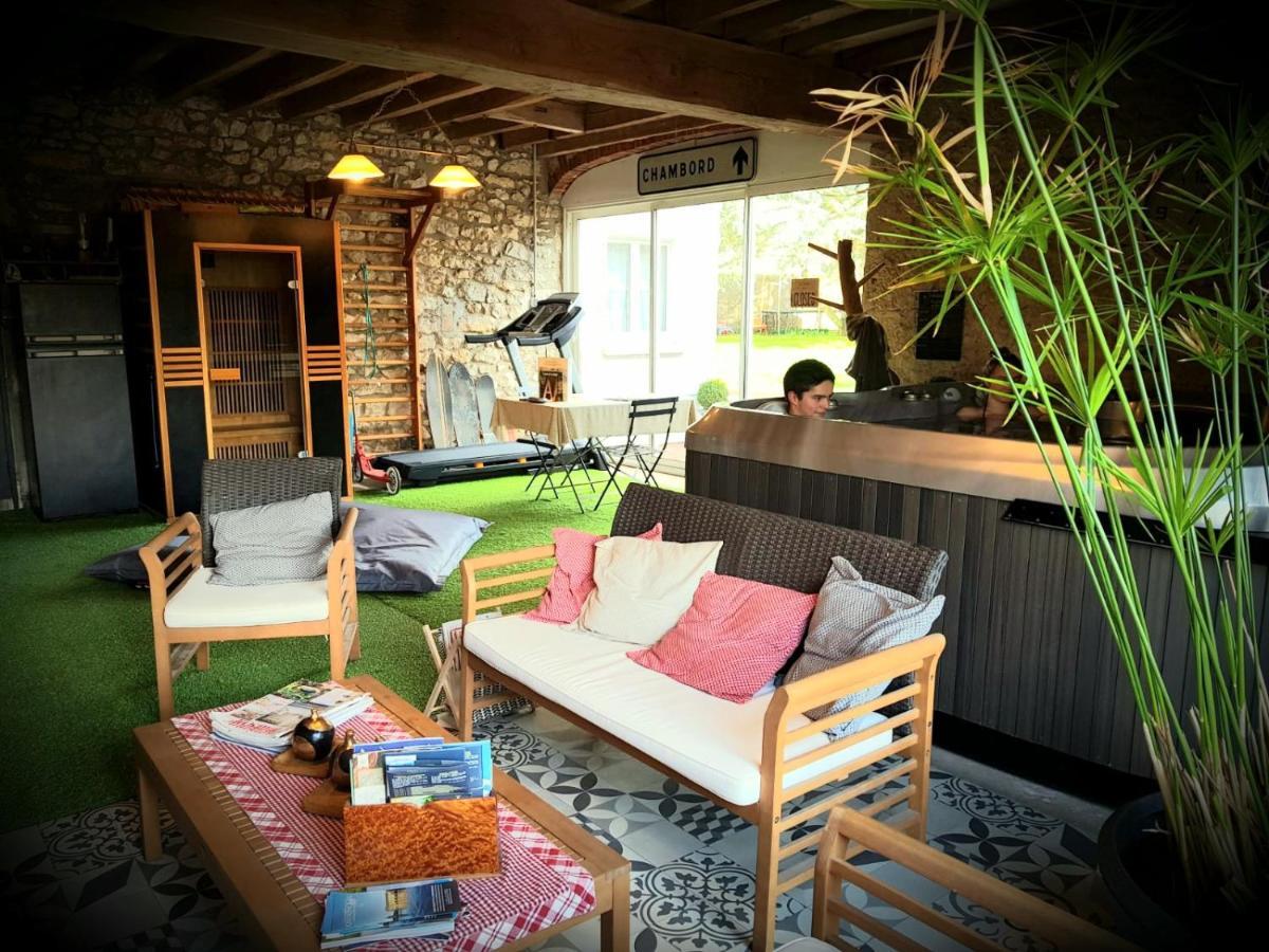 Marolles  Le Grand Cedre Spa Et Sauna Interieur Piscine المظهر الخارجي الصورة